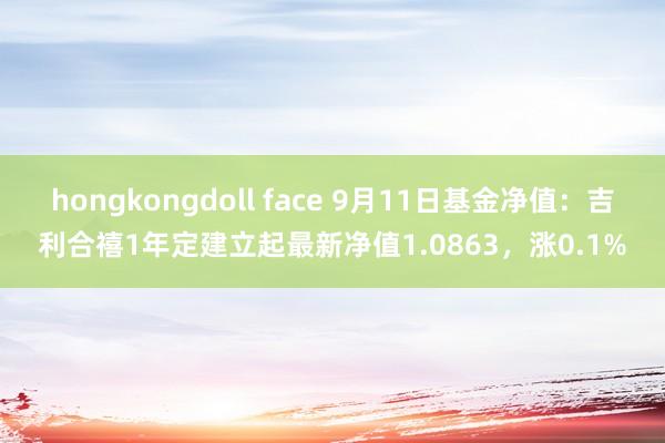 hongkongdoll face 9月11日基金净值：吉利合禧1年定建立起最新净值1.0863，涨