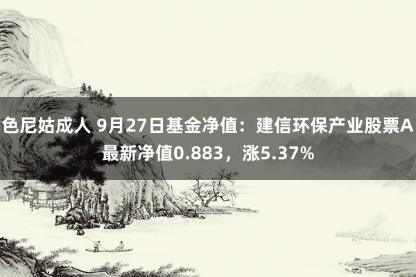 色尼姑成人 9月27日基金净值：建信环保产业股票A最新净值0.883，涨5.37%