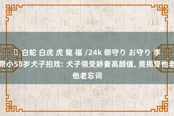 ✨白蛇 白虎 虎 龍 福 /24k 御守り お守り 李子雄带小58岁犬子拍戏: 犬子领受娇妻高颜值,