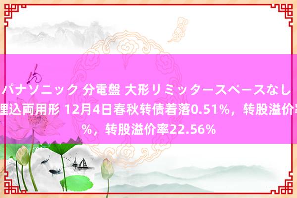 パナソニック 分電盤 大形リミッタースペースなし 露出・半埋込両用形 12月4日春秋转债着落0.51