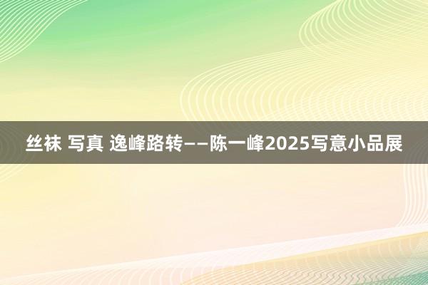 丝袜 写真 逸峰路转——陈一峰2025写意小品展