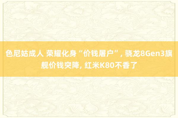 色尼姑成人 荣耀化身“价钱屠户”， 骁龙8Gen3旗舰价钱突降， 红米K80不香了